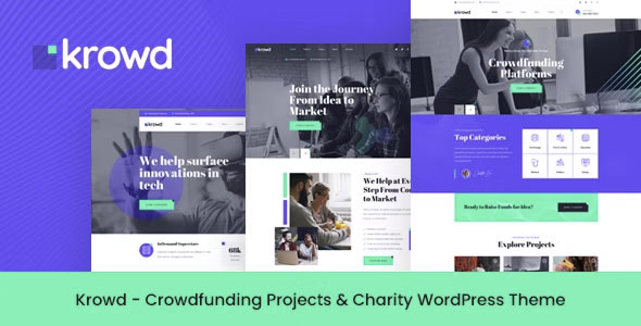 Krowd - Crowdfunding & Charity WordPress Theme