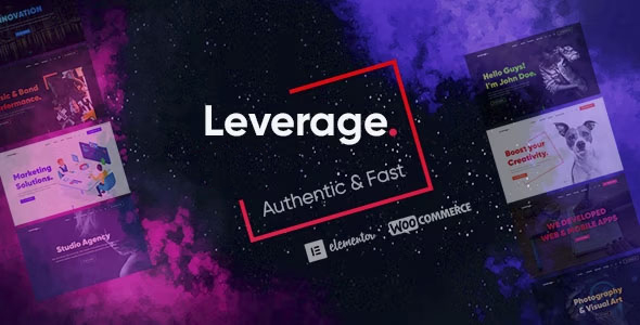 Leverage - Creative Agency & Portfolio WordPress Theme