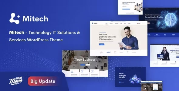 Mitech - Technology IT Solutions & Services WordPress Theme