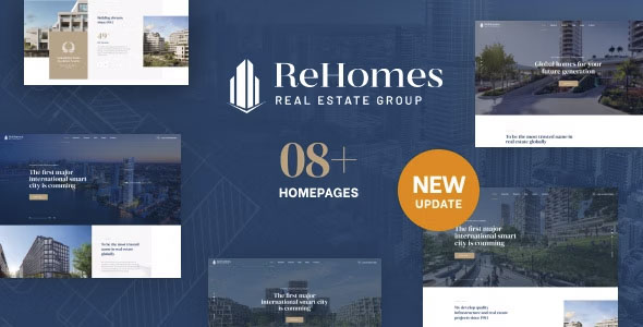 Rehomes - Real Estate Group WordPress Theme