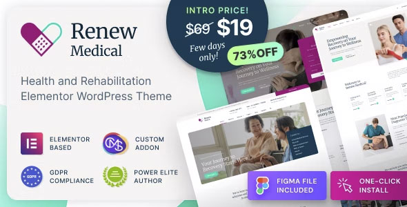 Renew Medical - Physiotherapy & Rehabilitation Clinic Medical WordPress Theme