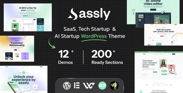 Sassly - SaaS, AI & Tech Startup Theme