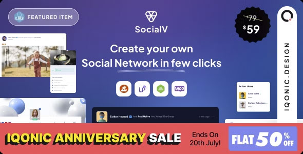 SocialV - Social Network and Community BuddyPress Theme