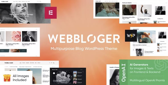 Webbloger - Multipurpose Blog WordPress Theme