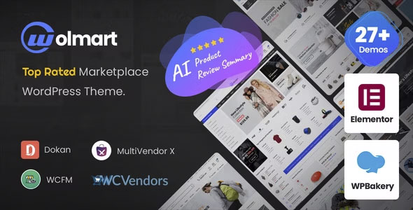 Wolmart - Multi-Vendor Marketplace WooCommerce Theme