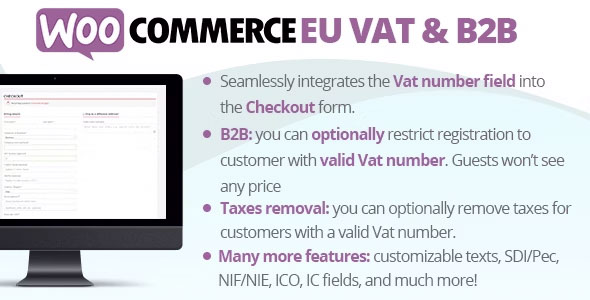 WooCommerce Eu Vat & B2B