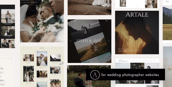 Artale - Wedding Photography WordPress