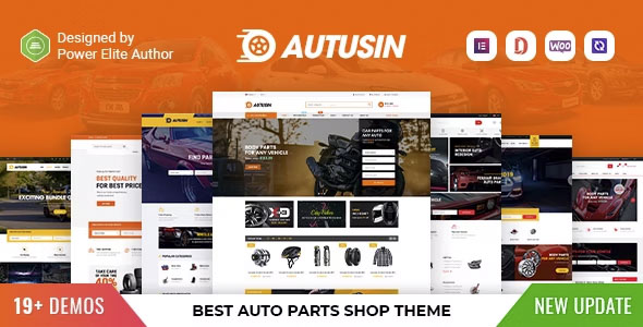 Autusin - Auto Parts & Car Accessories Shop Elementor WooCommerce WordPress Theme