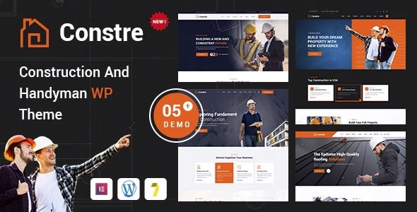 Constre - Construction, Building & Handyman Services WordPress Theme