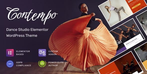 Contempo - Dance School WordPress Theme