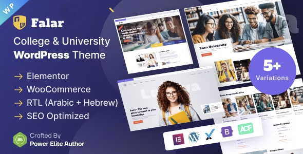 Falar - College University Elementor WordPress Theme