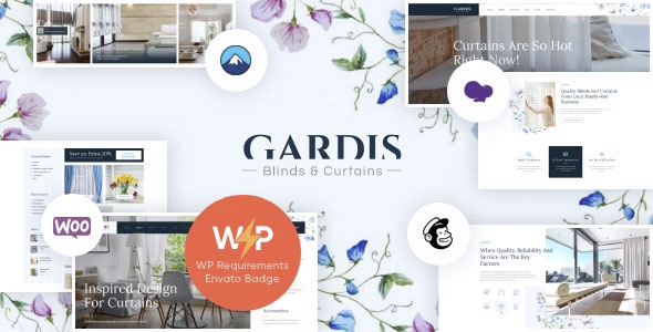 Gardis - Blinds and Curtains Studio & Shop WordPress Theme