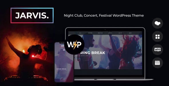 Jarvis - Night Club, Concert, Festival WordPress Theme