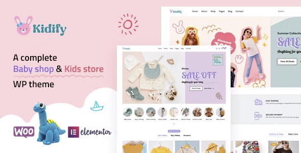 Kidify - Baby & Kids store eCommerce Woocommerce Theme