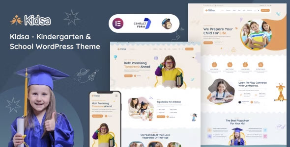 Kidsa - Kindergarten & School WordPress Theme