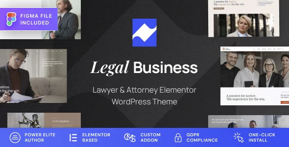 Legal Business - Attorney & Lawyer WordPress Theme