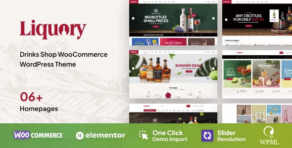 Liquory - Drinks Shop WooCommerce Theme