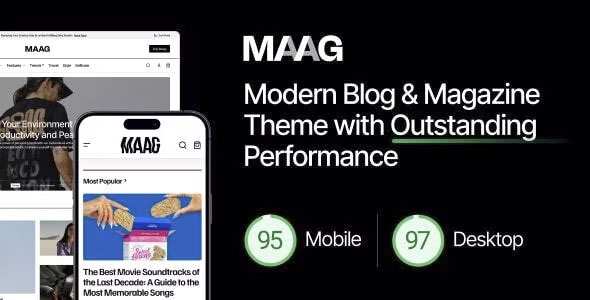 Maag - Modern Blog & Magazine Theme with Outstanding Performance