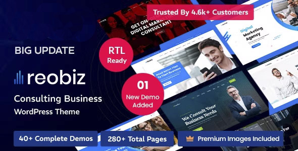 Reobiz - Consulting Business WordPress Theme