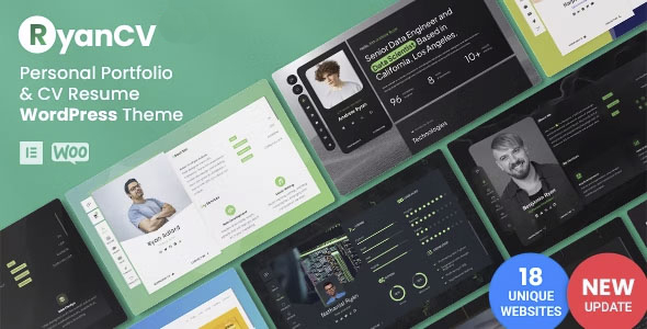 RyanCV - Resume/CV/vCard Theme