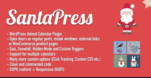 SantaPress - WordPress Advent Calendar Plugin & Quiz