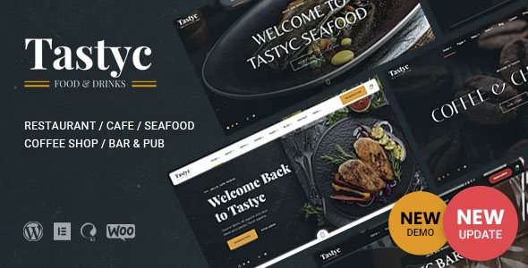 Tastyc - Cafe Restaurant Theme