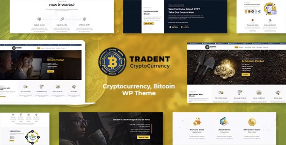 Tradent - Bitcoin, Cryptocurrency Theme