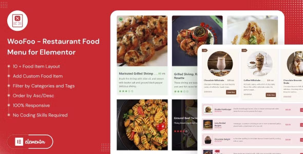 WooFoo - Restaurant Food Menu for Elementor