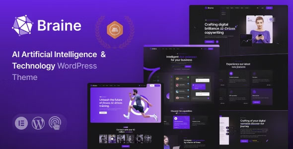 Braine - Digital AI WordPress Theme