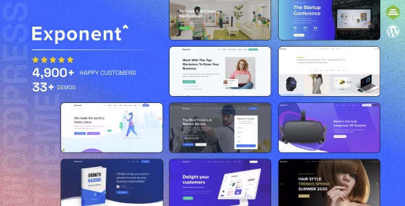 Exponent - Modern Multi-Purpose Business Theme