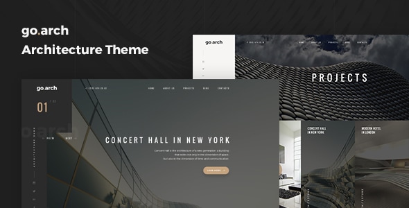 go.arch - Architecture and Interior WordPress Theme