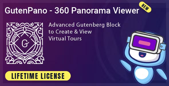 GutenPano - 360 Panorama Viewer for Gutenberg