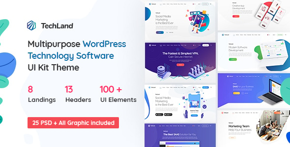 Techland - Multipurpose Technology WordPress Theme