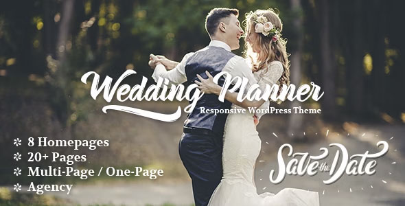 Wedding Planner - Responsive WordPress Theme