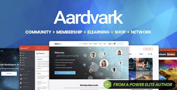 Aardvark - Community, Membership, BuddyPress Theme