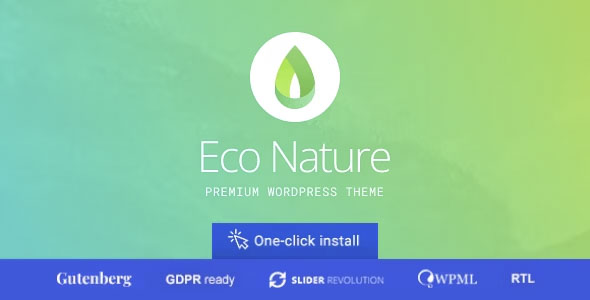 Eco Nature - Environment & Ecology Theme