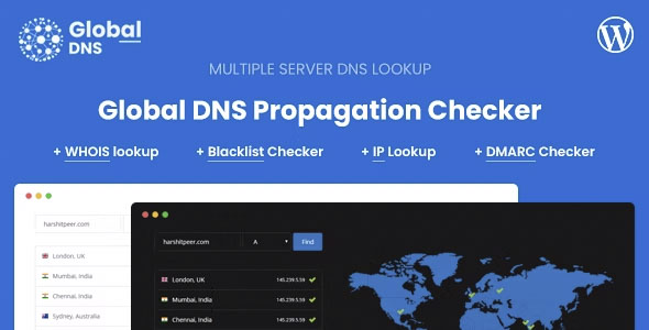 Global DNS - Multiple Server - DNS Propagation Checker - WP