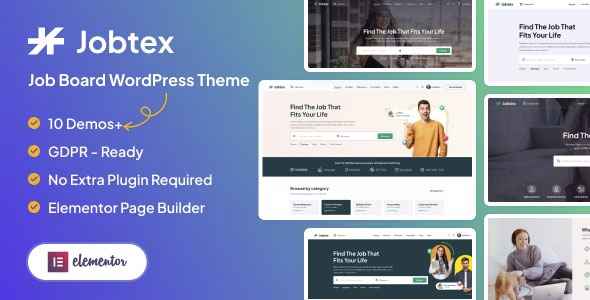 Jobtex – Job Board WordPress Theme