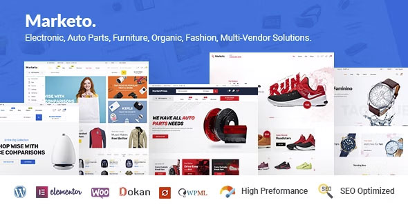 Marketo - ECommerce & Multivendor Theme