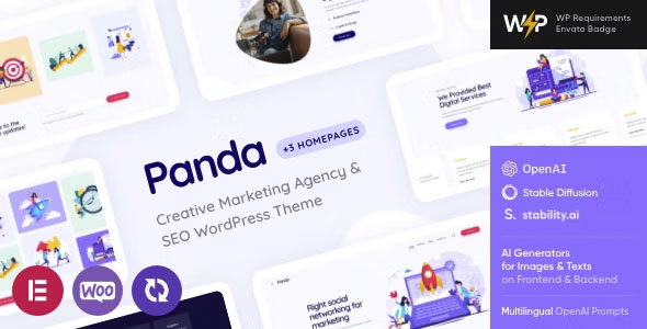 Panda - Creative Marketing Agency & SEO WordPress Theme