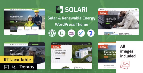 Solari - Ecology & Solar Energy WordPress Theme