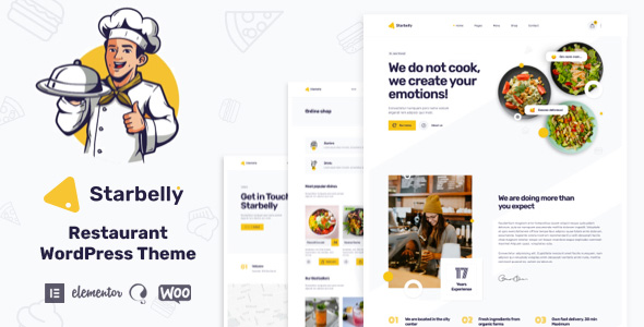 Starbelly - Restaurant WordPress Theme