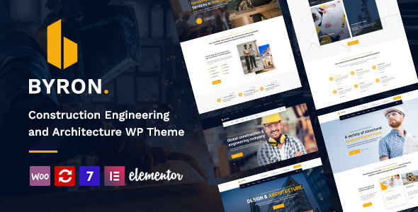 Byron - Construction and Engineering WordPress Theme