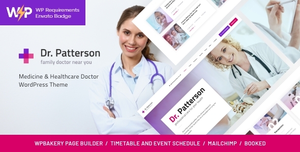 Dr.Patterson - Medicine & Healthcare WordPress Theme