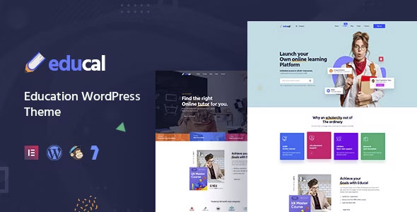 Educal - Online Courses & Education WordPress Theme + RTL