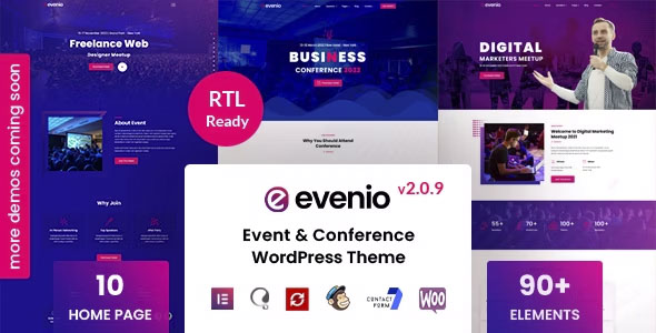 Evenio - Event Conference WordPress Theme