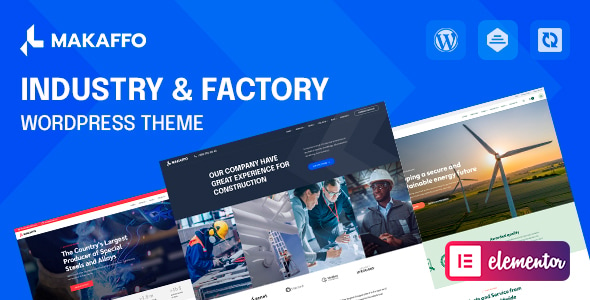 Makaffo - Industry & Factory WordPress Theme