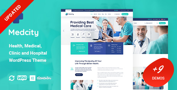 Medcity - Health & Medical WordPress Theme