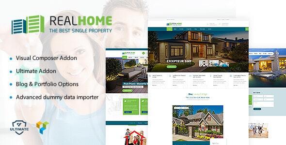 Real Home - Single Property WordPress Theme