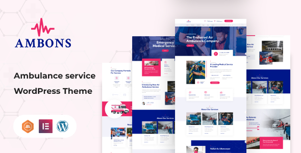 Ambons - Ambulance Service WordPress Theme